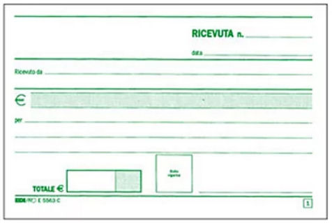 ricevuta fiscale